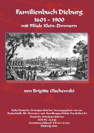 Familienbuch Dieburg - Buchtitel